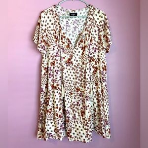 Vici Floral Dress with Tassels